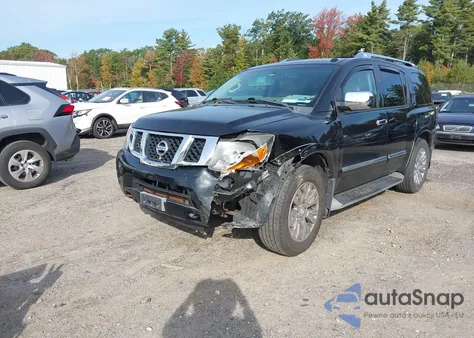 2015 Nissan Armada Platinum z USA, uszkodzony, nr VIN 5N1AA0NE5FN604057